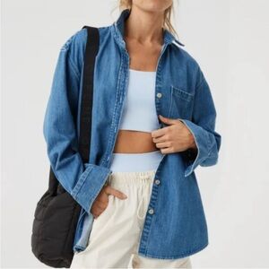 Aerie Offline Denim Shirt Jacket